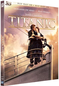 James Cameron Titanic Blu-ray Poster Affiche
